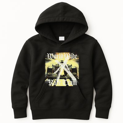 Formula Race Car Single Seat Fast Circuit Bahrain 1 Champion Kids Hoodie