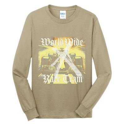 Formula Race Car Single Seat Fast Circuit Bahrain 1 Champion Tall Long Sleeve T-Shirt