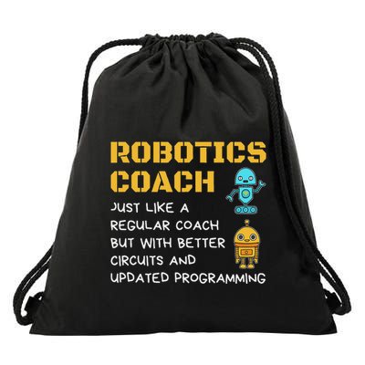 Funny Robotics Coach Definition Robot Combat Gift Drawstring Bag