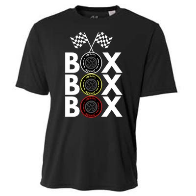 Formula Racing Car Box Box Box Radio Call To PitBox Car Race Formula Racing Cooling Performance Crew T-Shirt