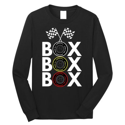 Formula Racing Car Box Box Box Radio Call To PitBox Car Race Formula Racing Long Sleeve Shirt