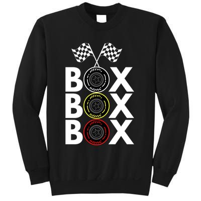 Formula Racing Car Box Box Box Radio Call To PitBox Car Race Formula Racing Sweatshirt