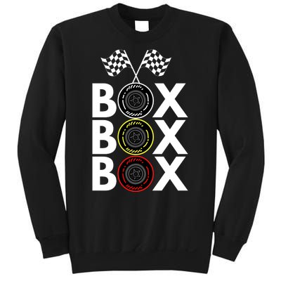 Formula Racing Car Box Box Box Radio Call To PitBox Car Race Formula Racing Sweatshirt