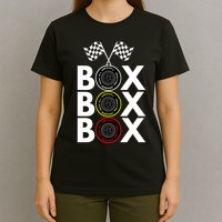 Formula Racing Car Box Box Box Radio Call To PitBox Car Race Formula Racing T-Shirt