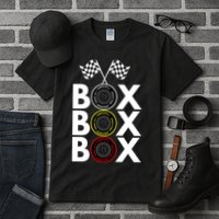 Formula Racing Car Box Box Box Radio Call To PitBox Car Race Formula Racing Tall T-Shirt