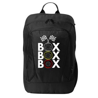 Formula Racing Car Box Box Box Radio Call To PitBox Car Race Formula Racing City Backpack