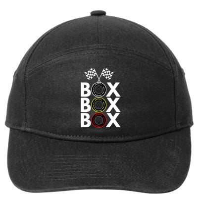 Formula Racing Car Box Box Box Radio Call To PitBox Car Race Formula Racing 7-Panel Snapback Hat