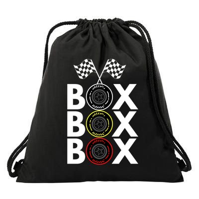 Formula Racing Car Box Box Box Radio Call To PitBox Car Race Formula Racing Drawstring Bag