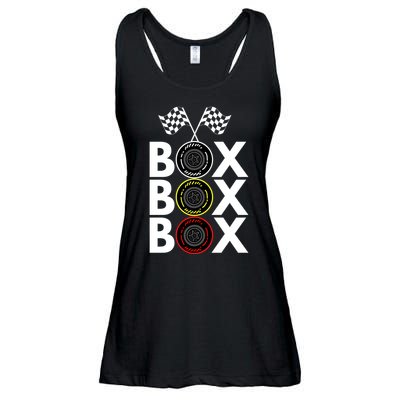 Formula Racing Car Box Box Box Radio Call To PitBox Car Race Formula Racing Ladies Essential Flowy Tank