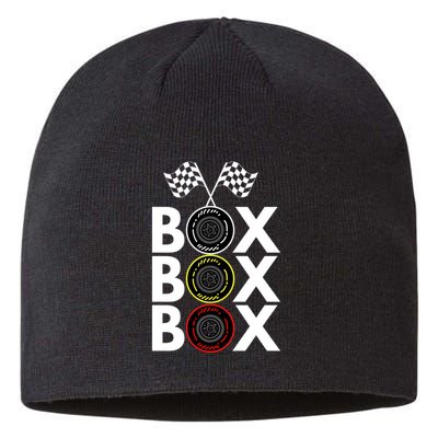 Formula Racing Car Box Box Box Radio Call To PitBox Car Race Formula Racing Sustainable Beanie