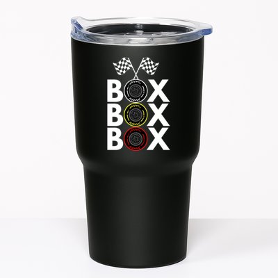 Formula Racing Car Box Box Box Radio Call To PitBox Car Race Formula Racing Tumbler
