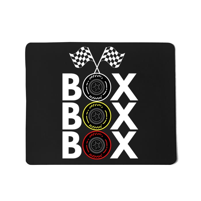 Formula Racing Car Box Box Box Radio Call To PitBox Car Race Formula Racing Mousepad