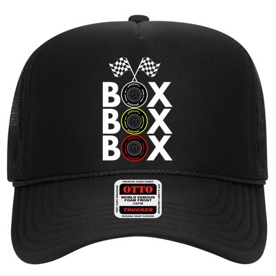 Formula Racing Car Box Box Box Radio Call To PitBox Car Race Formula Racing Trucker Hat