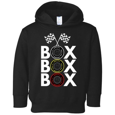 Formula Racing Car Box Box Box Radio Call To PitBox Car Race Formula Racing Toddler Hoodie