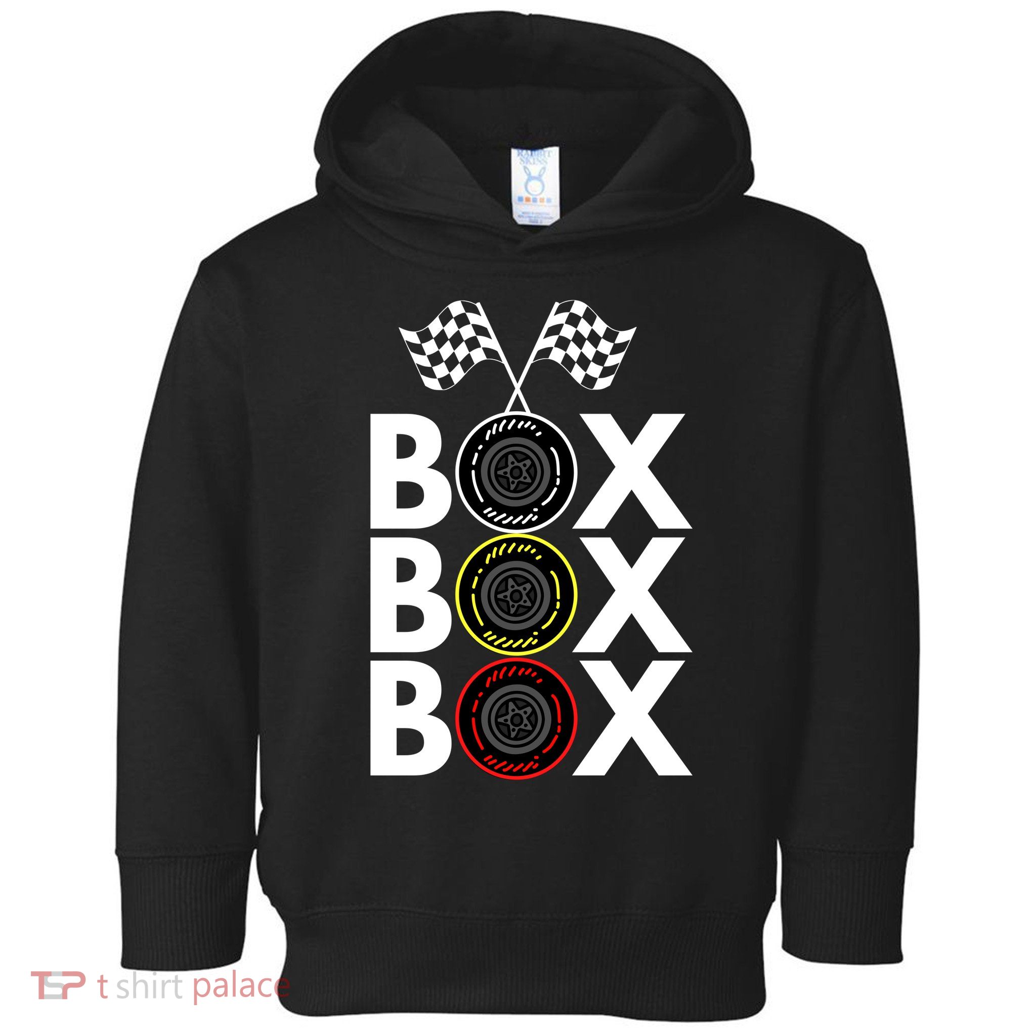 Formula Racing Car Box Box Box Radio Call To PitBox Car Race Formula Racing Toddler Hoodie