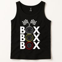 Formula Racing Car Box Box Box Radio Call To PitBox Car Race Formula Racing Tank Top