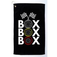 Formula Racing Car Box Box Box Radio Call To PitBox Car Race Formula Racing Golf Towel