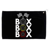 Formula Racing Car Box Box Box Radio Call To PitBox Car Race Formula Racing Grommeted Golf Towel