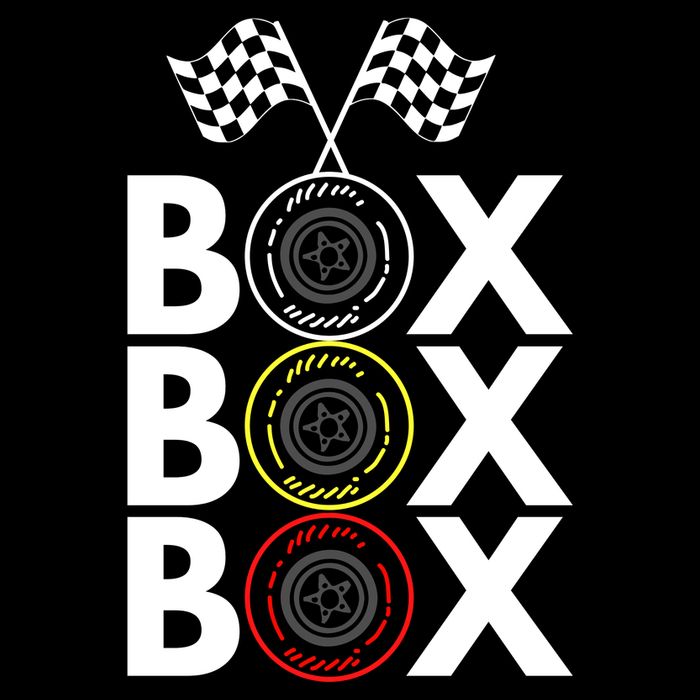 Formula Racing Car Box Box Box Radio Call To PitBox Car Race Formula Racing Full Zip Hoodie