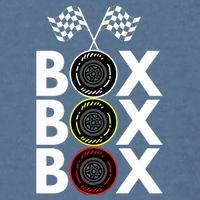 Formula Racing Car Box Box Box Radio Call To PitBox Car Race Formula Racing Garment-Dyed Sweatshirt