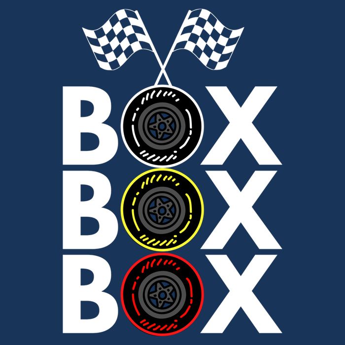 Formula Racing Car Box Box Box Radio Call To PitBox Car Race Formula Racing Infant Baby Jersey Bodysuit