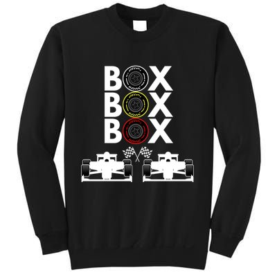 Formula Racing Car Box Box Box Formula Racing Radio Call To PitBox Car Race Sweatshirt