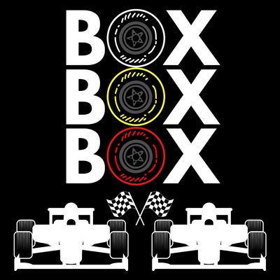 Formula Racing Car Box Box Box Formula Racing Radio Call To PitBox Car Race T-Shirt