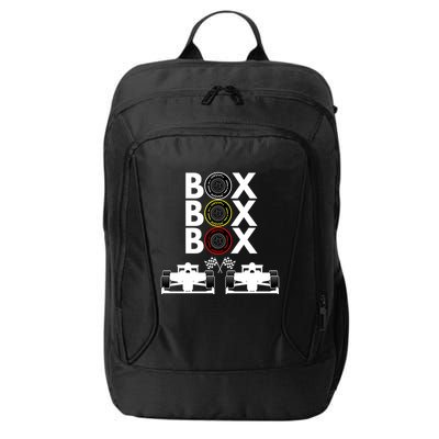Formula Racing Car Box Box Box Formula Racing Radio Call To PitBox Car Race City Backpack