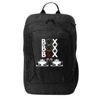 Formula Racing Car Box Box Box Formula Racing Radio Call To PitBox Car Race City Backpack