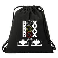 Formula Racing Car Box Box Box Formula Racing Radio Call To PitBox Car Race Drawstring Bag