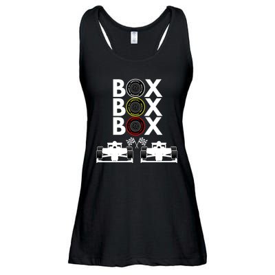 Formula Racing Car Box Box Box Formula Racing Radio Call To PitBox Car Race Ladies Essential Flowy Tank