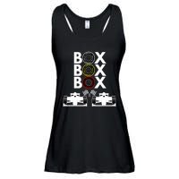 Formula Racing Car Box Box Box Formula Racing Radio Call To PitBox Car Race Ladies Essential Flowy Tank