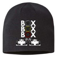 Formula Racing Car Box Box Box Formula Racing Radio Call To PitBox Car Race Sustainable Beanie