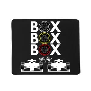 Formula Racing Car Box Box Box Formula Racing Radio Call To PitBox Car Race Mousepad