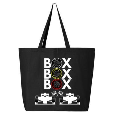 Formula Racing Car Box Box Box Formula Racing Radio Call To PitBox Car Race 25L Jumbo Tote
