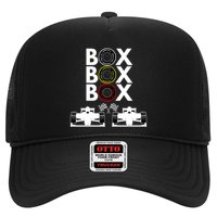 Formula Racing Car Box Box Box Formula Racing Radio Call To PitBox Car Race Trucker Hat
