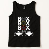 Formula Racing Car Box Box Box Formula Racing Radio Call To PitBox Car Race Tank Top