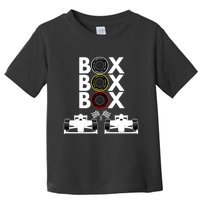 Formula Racing Car Box Box Box Formula Racing Radio Call To PitBox Car Race Toddler T-Shirt