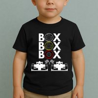 Formula Racing Car Box Box Box Formula Racing Radio Call To PitBox Car Race Toddler T-Shirt