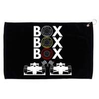 Formula Racing Car Box Box Box Formula Racing Radio Call To PitBox Car Race Grommeted Golf Towel