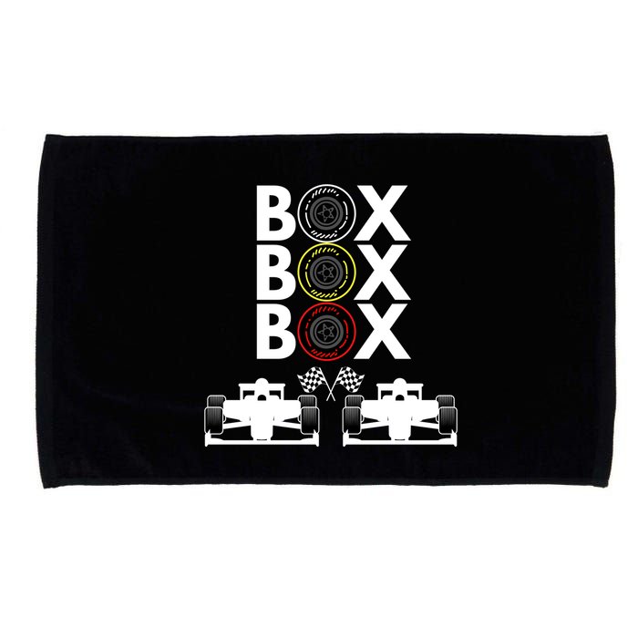 Formula Racing Car Box Box Box Formula Racing Radio Call To PitBox Car Race Microfiber Hand Towel