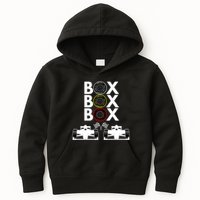 Formula Racing Car Box Box Box Formula Racing Radio Call To PitBox Car Race Kids Hoodie