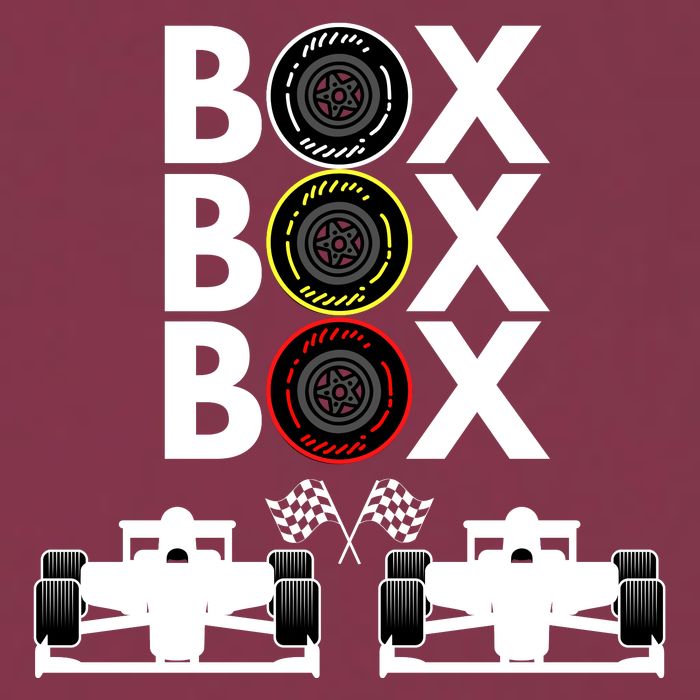 Formula Racing Car Box Box Box Formula Racing Radio Call To PitBox Car Race 16oz Travel Tumbler