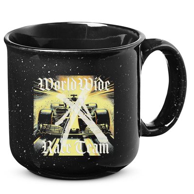Formula Race Car Single Seat Fast Circuit Bahrain 1 Champion 15oz Campfire Ceramic Mug