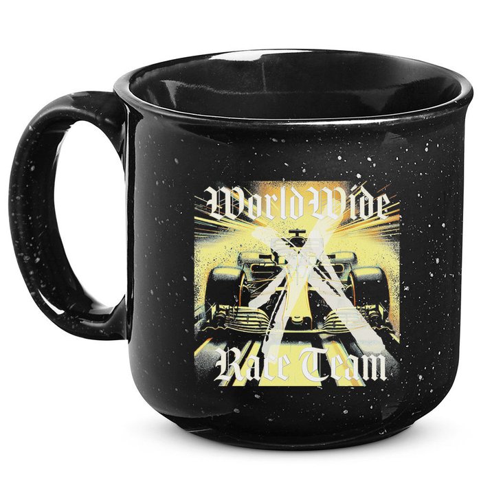 Formula Race Car Single Seat Fast Circuit Bahrain 1 Champion 15oz Campfire Ceramic Mug
