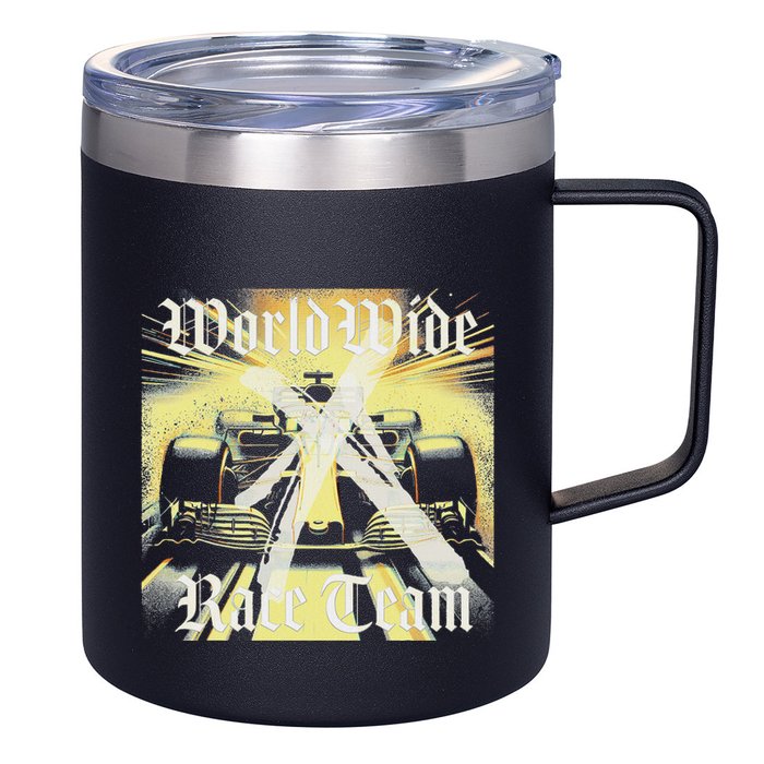 Formula Race Car Single Seat Fast Circuit Bahrain 1 Champion 12oz Stainless Steel Coffee Mug