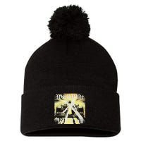 Formula Race Car Single Seat Fast Circuit Bahrain 1 Champion Pom Pom 12in Knit Beanie