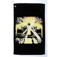 Formula Race Car Single Seat Fast Circuit Bahrain 1 Champion Golf Towel