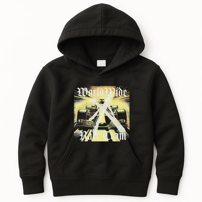 Formula Race Car Single Seat Fast Circuit Bahrain 1 Champion Kids Hoodie