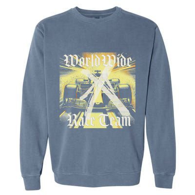 Formula Race Car Single Seat Fast Circuit Bahrain 1 Champion Garment-Dyed Sweatshirt